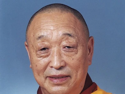 The 33rd Menri Trizin Lungtok Tenpai Nyima Rinpoche